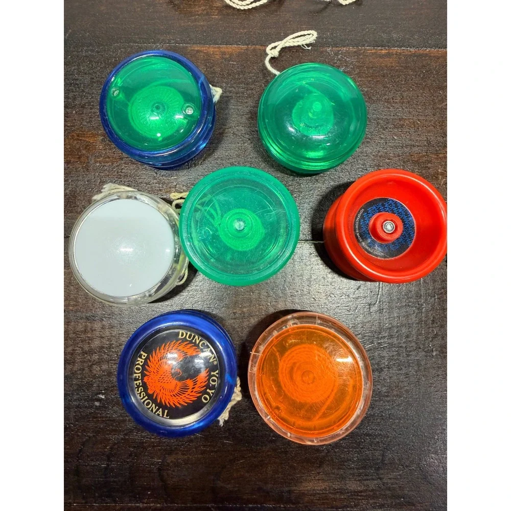 7 Vintage Duncan YoYo‎ Factory Toshiba L3 Yo Yos Translucent Colors